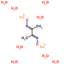 丁二酮肟二钠盐八水合物结构式