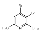 3,4-二溴-2,6-二甲基吡啶结构式