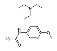triethylamine (4-methoxyphenyl)carbamothioate Structure