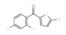 (5-chlorothiophen-2-yl)-(2,4-dichlorophenyl)methanone structure