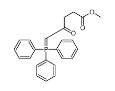 methyl 4-oxo-5-(triphenyl-λ5-phosphanylidene)pentanoate结构式