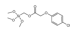 (trimethoxysilyl)-methyl (p-chlorophenoxy)acetate结构式