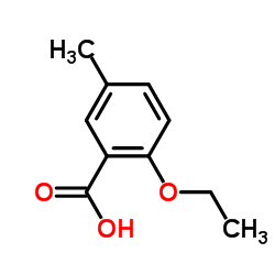 2-Ethoxy-5-methylbenzoic acid Structure