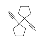 1,1'-Bicyclopentyl-1,1'-dicarbonitril Structure