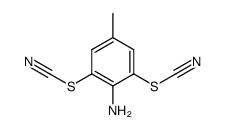 4-methyl-2,6-bis-thiocyanato-aniline Structure