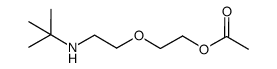 2-(2-t-butylaminoethoxy)ethyl acetate结构式