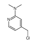 4-(氯甲基)-N,N-二甲基吡啶-2-胺结构式