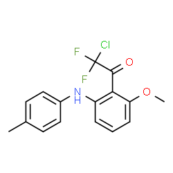 Ethanone,2-chloro-2,2-difluoro-1-[2-methoxy-6-[(4-methylphenyl)amino]phenyl]- structure