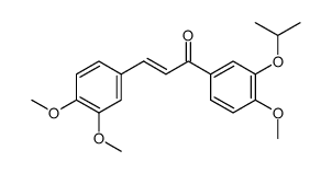 3'-isopropoxy-3,4,4'-trimethoxychalcone Structure