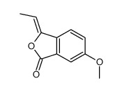 3-ethylidene-6-methoxy-2-benzofuran-1-one结构式