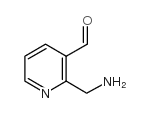 2-(Aminomethyl)-3-pyridinecarboxaldehyde Structure