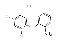 2-(2,4-二氯苯氧基)苯胺盐酸盐结构式