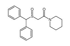 2-benzhydrylsulfinyl-1-piperidin-1-ylethanone Structure
