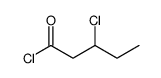 Pentanoyl chloride, 3-chloro Structure