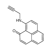 9-(prop-2-ynylamino)phenalen-1-one结构式