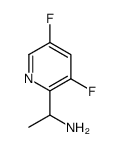 1-(3,5-二氟吡啶-2-基)乙胺结构式