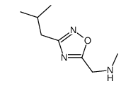 N-methyl-1-[3-(2-methylpropyl)-1,2,4-oxadiazol-5-yl]methanamine Structure