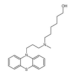 6-[methyl(3-phenothiazin-10-ylpropyl)amino]hexan-1-ol Structure
