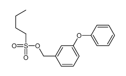 (3-phenoxyphenyl)methyl butane-1-sulfonate Structure
