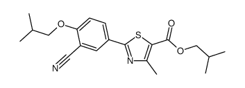 iso-butyl ester of febuxostat Structure