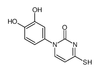 1-(3,4-dihydroxyphenyl)-4-sulfanylidenepyrimidin-2-one Structure