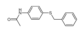 4-acetamidophenyl benzyl sulfide结构式