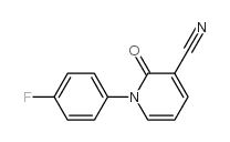 3-氰基-1-(4-氟苯基)-2(1H)-吡啶酮结构式