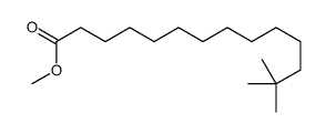 methyl 13,13-dimethyltetradecanoate结构式