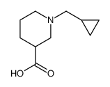 1-(cyclopropylmethyl)piperidine-3-carboxylic acid Structure