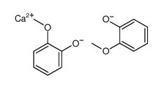 calcium bis(2-methoxyphenolate)结构式