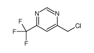 4-(Chloromethyl)-6-(trifluoromethyl)pyrimidine Structure