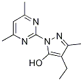1-(4,6-二甲基嘧啶-2-基)-4-乙基-3-甲基-1H-吡唑-5-醇结构式