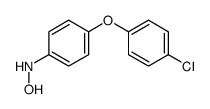 N-[4-(4-chlorophenoxy)phenyl]hydroxylamine结构式