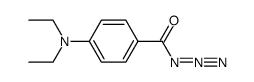 4-Diaethylamino-benzoesaeure-azid结构式
