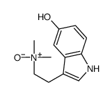 2-(5-hydroxy-1H-indol-3-yl)-N,N-dimethylethanamine oxide结构式