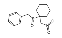 (((1-(nitromethyl)cyclohexyl)sulfinyl)methyl)benzene结构式