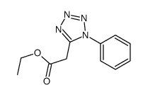 ethyl 2-(1-phenyltetrazol-5-yl)acetate Structure