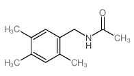 Acetamide,N-[(2,4,5-trimethylphenyl)methyl]- Structure