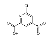 6-chloro-4-nitropyridine-2-carboxylic acid Structure