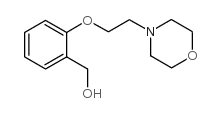 [2-(2-吗啉乙氧基)苯基]甲醇结构式