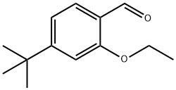 Benzaldehyde, 4-(1,1-diMethylethyl)-2-ethoxy- Structure