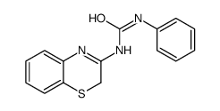 1-(2H-1,4-benzothiazin-3-yl)-3-phenylurea结构式