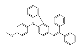 3-(2,2-diphenylethenyl)-9-(4-methoxyphenyl)carbazole Structure