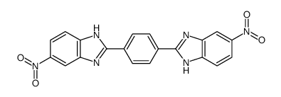 5-NITRO-2-(4-(5-NITRO-1H-BENZO[D]IMIDAZOL-2-YL)PHENYL)-1H-BENZO[D]IMIDAZOLE Structure