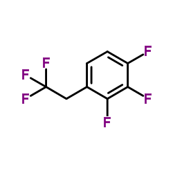 1,2,3-Trifluoro-4-(2,2,2-trifluoroethyl)benzene Structure