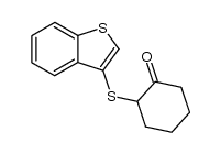 2-benzo[b]thiophen-3-ylmercapto-cyclohexanone Structure