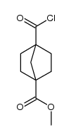 methyl 4-(chlorocarbonyl)bicyclo[2.2.1]heptane-1-carboxylate结构式