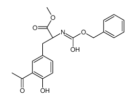 3-Acetyl-N-benzyloxycarbonyl-L-tyrosine Methyl Ester结构式