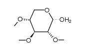 methyl 2,3,4-tri-O-methyl-xylopyranoside Structure