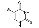 5-bromo-2-thioxo-2,3-dihydro-1H-pyrimidin-4-one Structure